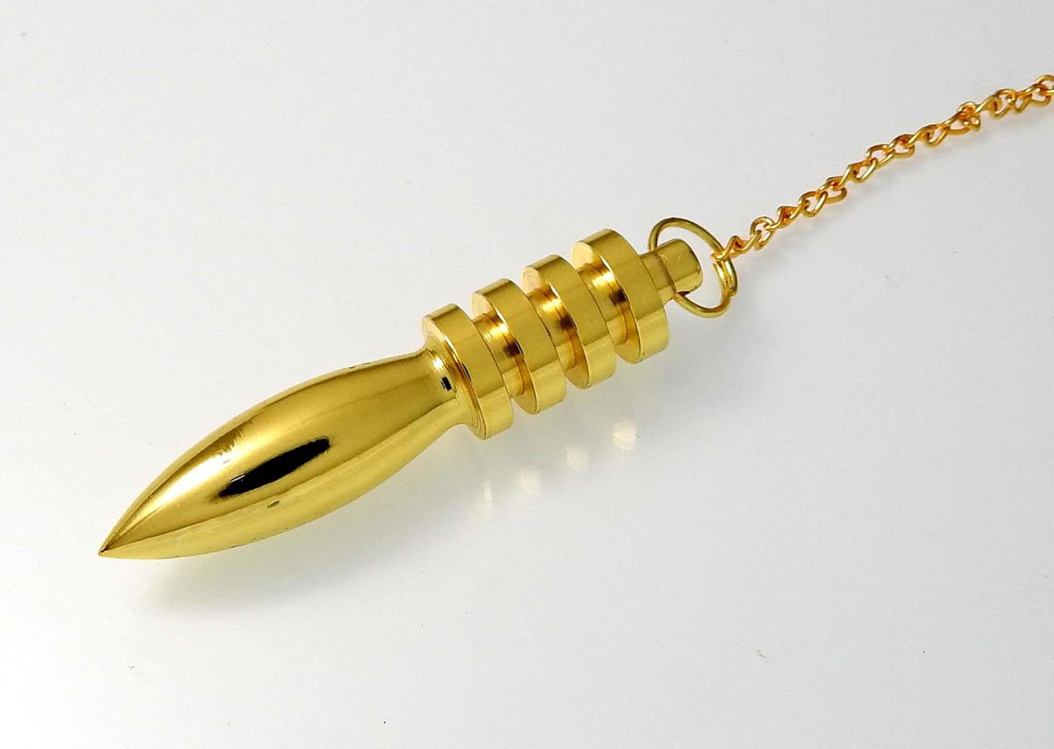 Egyptian Pendulum - Brass Metal Dowsing & Divination Tool for Reiki Chakra & Metaphysical Spirituality
