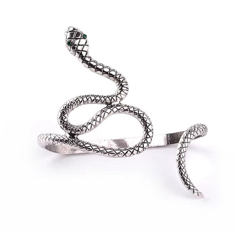Fashion Vintage Charm Snake Shape Hand Palm Bracelet Bangle Cuff Ring Women Jewelry Gift Drop Shipping