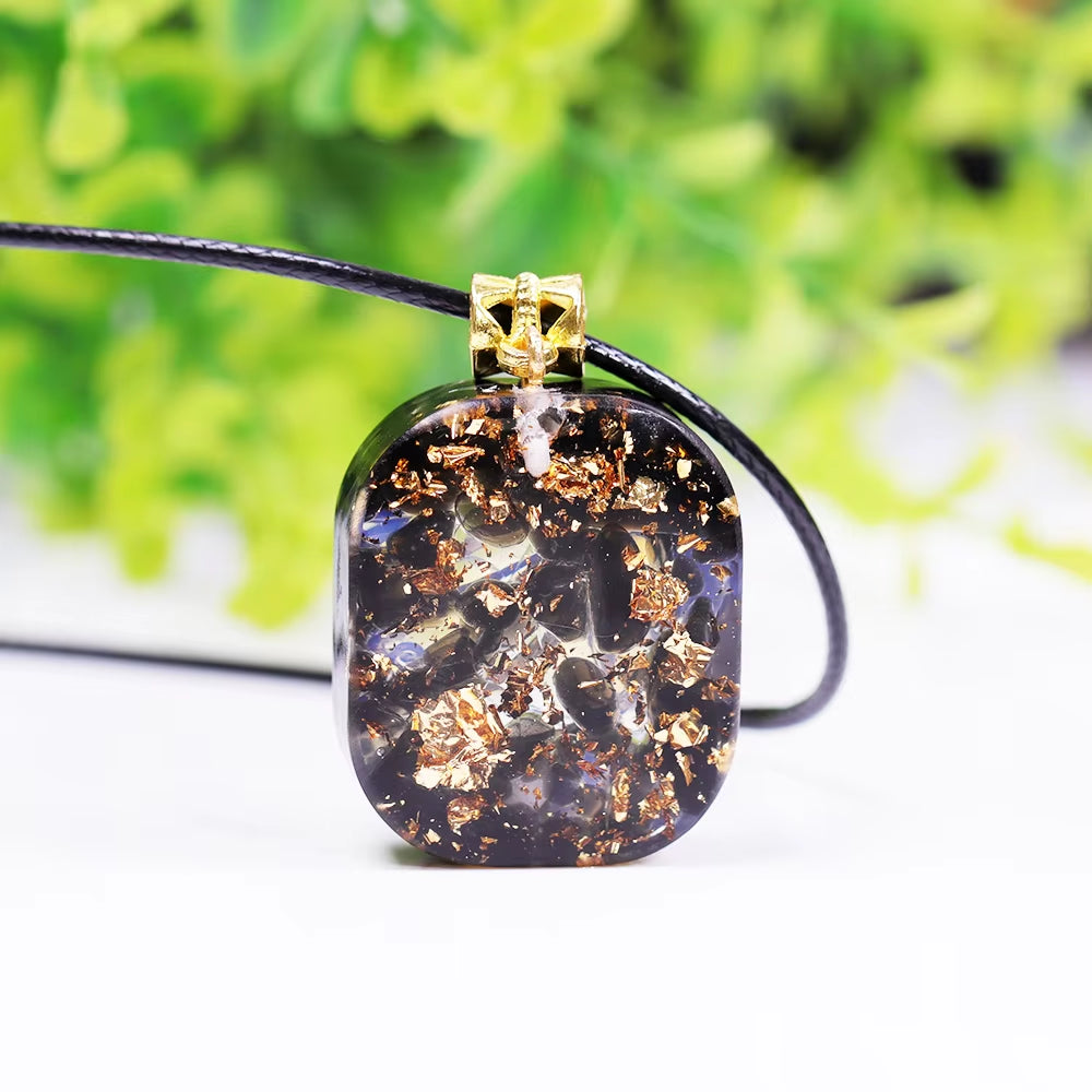 Eye of Horus Necklace Orgone Pendant Egyptian Ancient Wedjat Eye of Ra Horus Symbol of Protection Mens' Amulet Protective