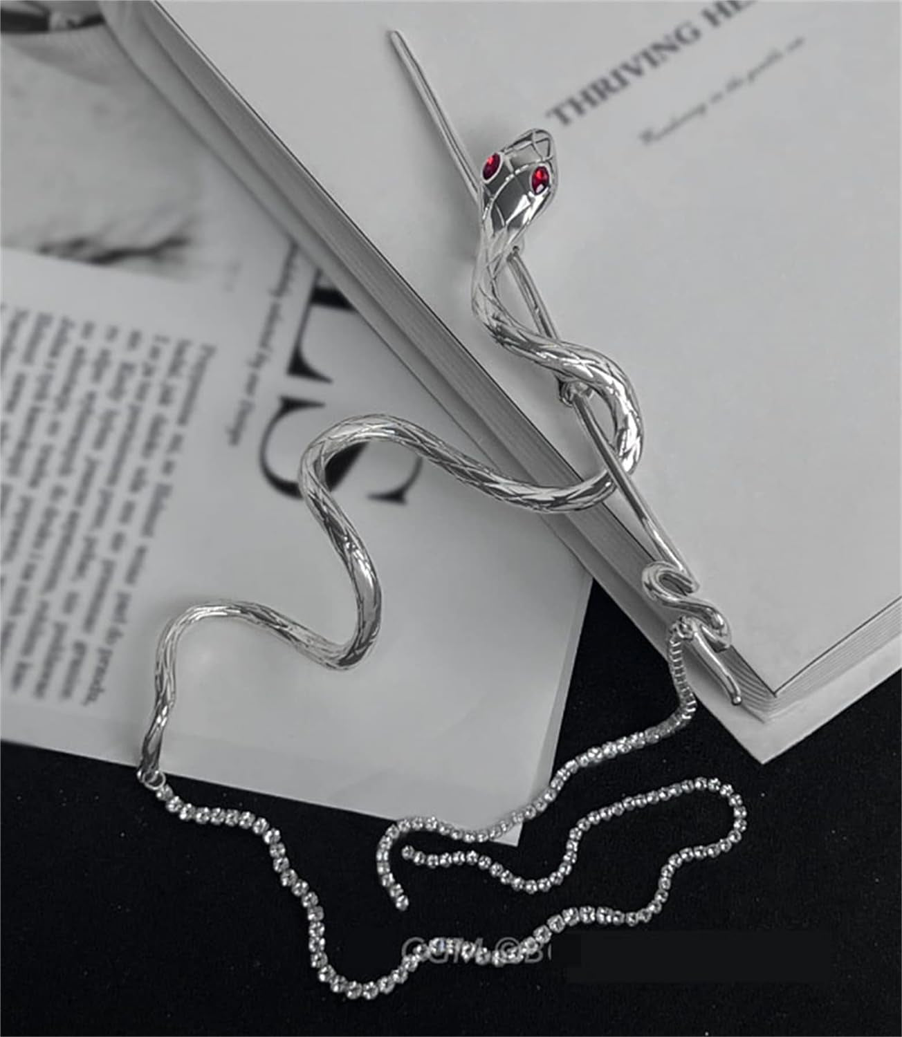 New Snake Hair Sticks Hair Chopsticks Tassels Metal Distortion Vintage Punk Hair