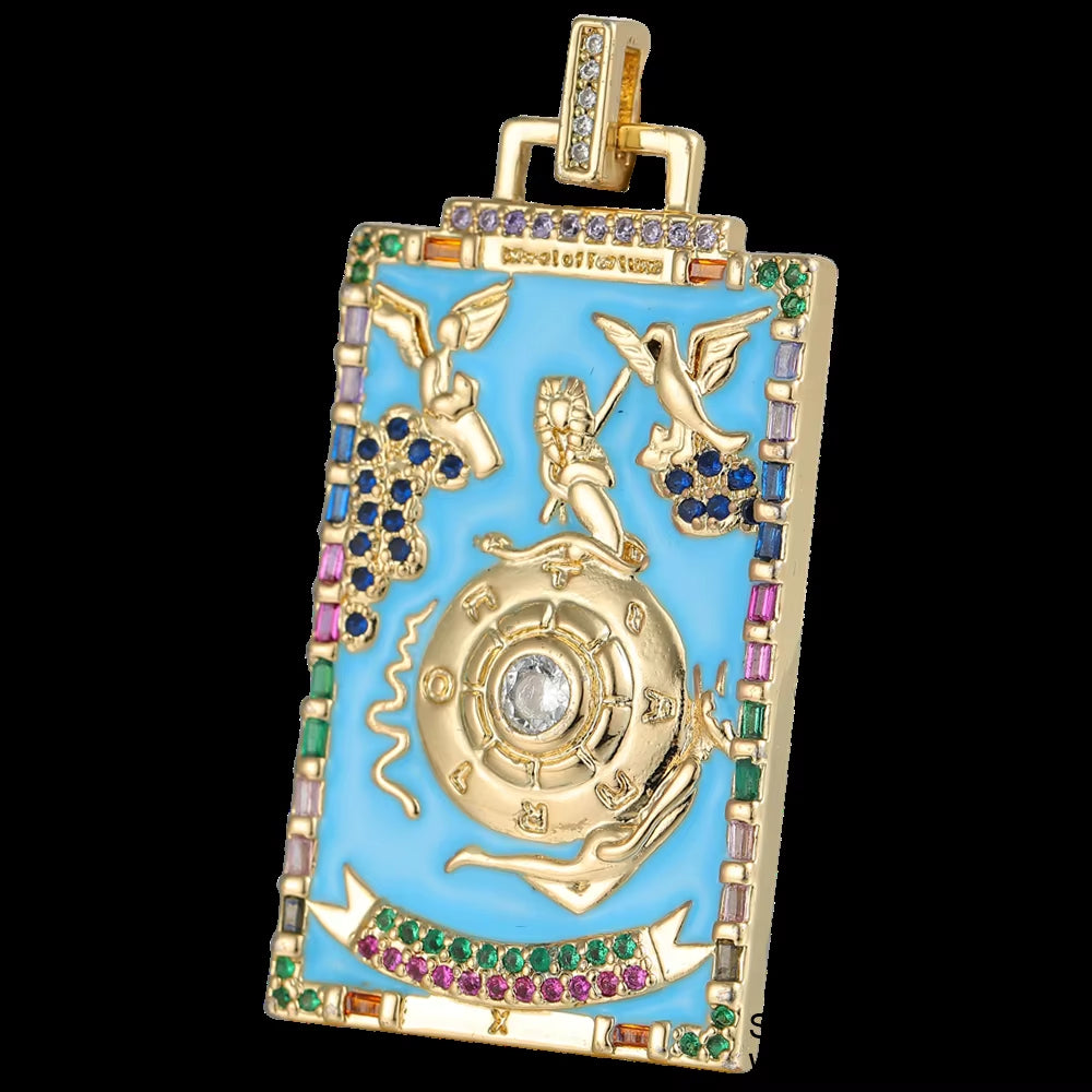 Handicraft Custume Accessories Greek Gods Evil Eye Crescent Moon Star Enamel Charms for DIY Pendant Collar Jewelry Making