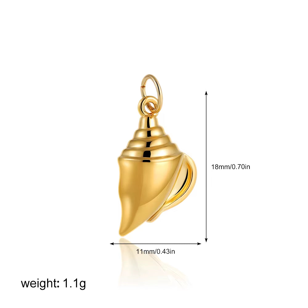 Exquisite Waterproof Moon Star Sun Evil Eyes Pendant for Women Charms Gold Color DIY Accessories Stainless Steel Jewelry