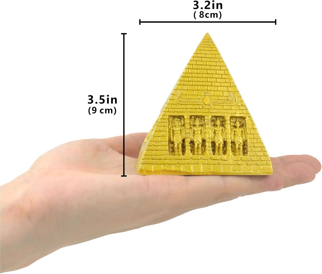 Egyptian Pyramid Statue Mini Size Resin Figurine Sculpture Home Décor Ancient Building Model Egypt Souvenirs
