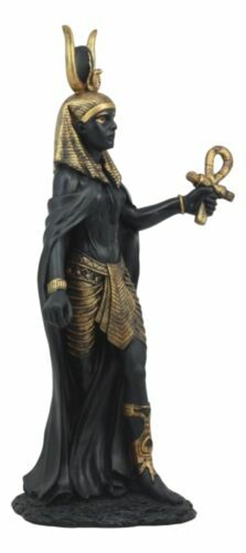 Ebros Egyptian Goddess Hathor Statue 11"H Deity of Motherhood Joy Love Feminism