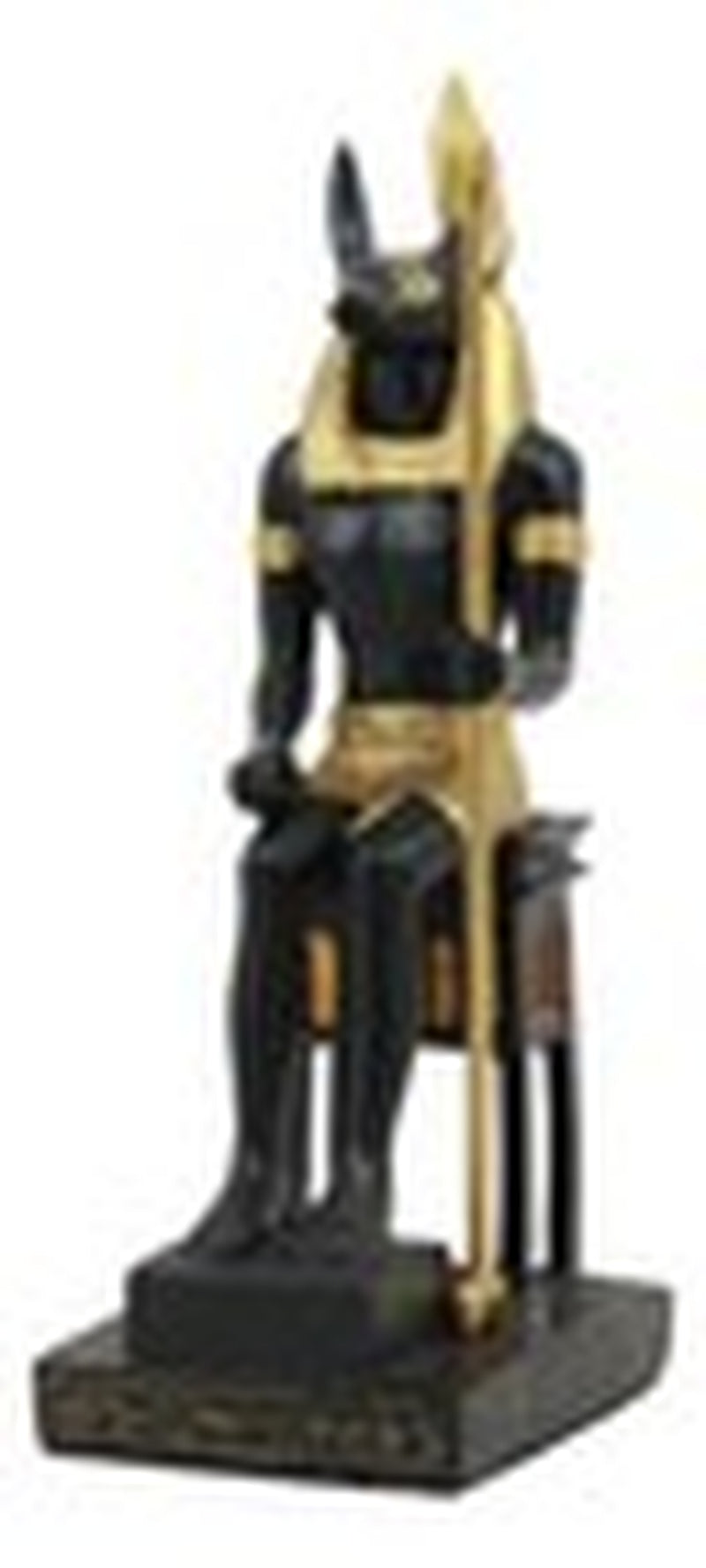 Ancient Egyptian Mythology Religion Anubis Dog Sitting Statue Home Decor Figure