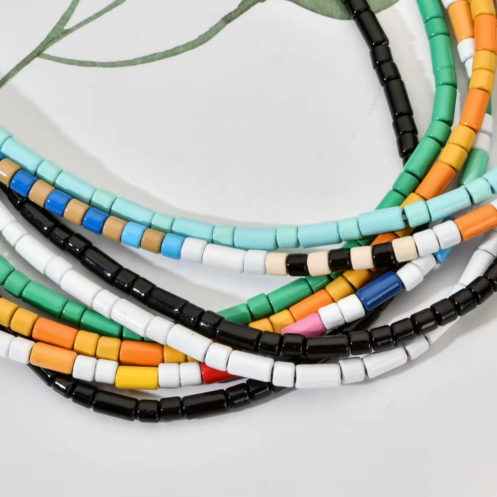 Cute Evil Eye Beads Lanyard Strap Cord Colorful DIY Chain for Anti-Lost Phone Chain Men Women Gift Jewelry Keychain Keycord