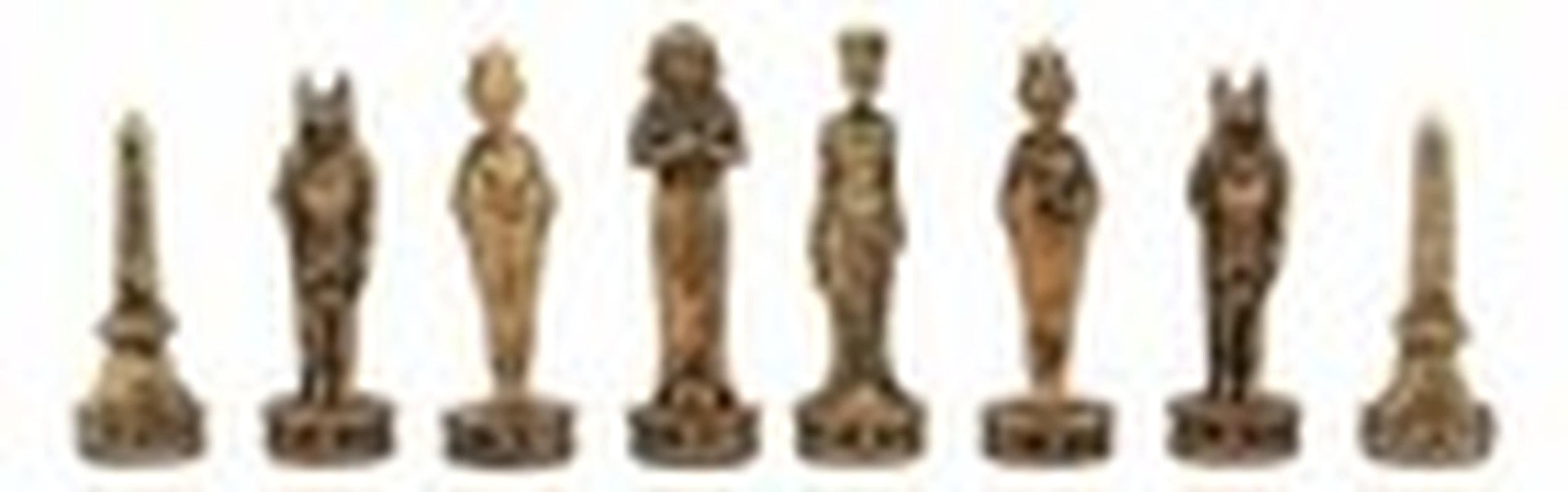 Ebros Kingdoms at War Egyptian VS Roman Army Resin Chess Pieces Glass Board Set