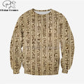Mysterious Retro Ancient Horus Egypt Goddess Pharaoh Totem 3D Hoodies/Sweatshirt Winter Autumn Funny Long Sleeve Streetwear-49
