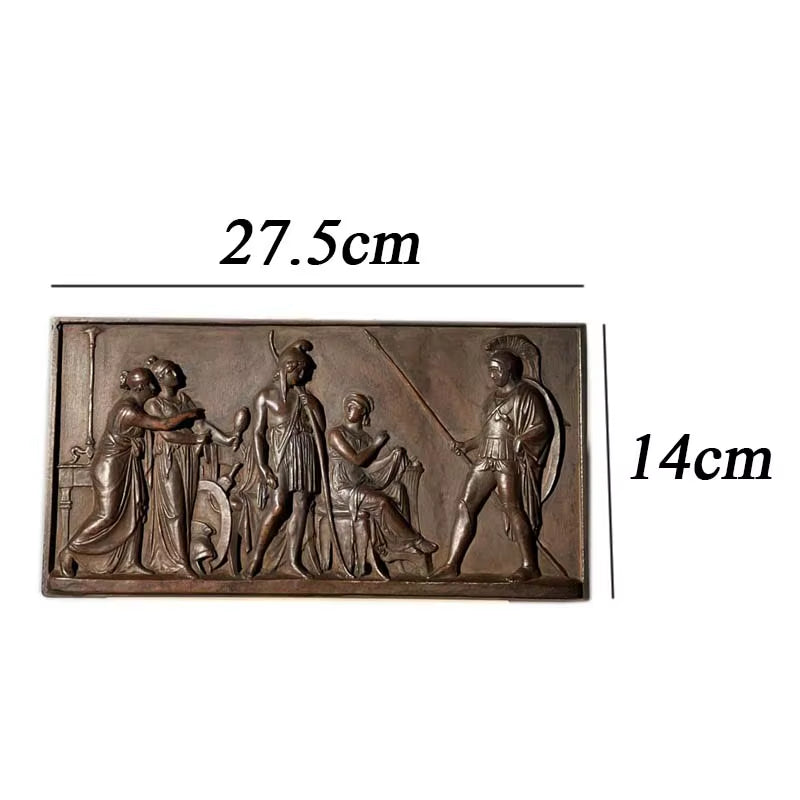 Reproduction of Ancient Greek and Roman Themes Relief Art Scenes Home Decoration Historical Art Teaching Aids Display