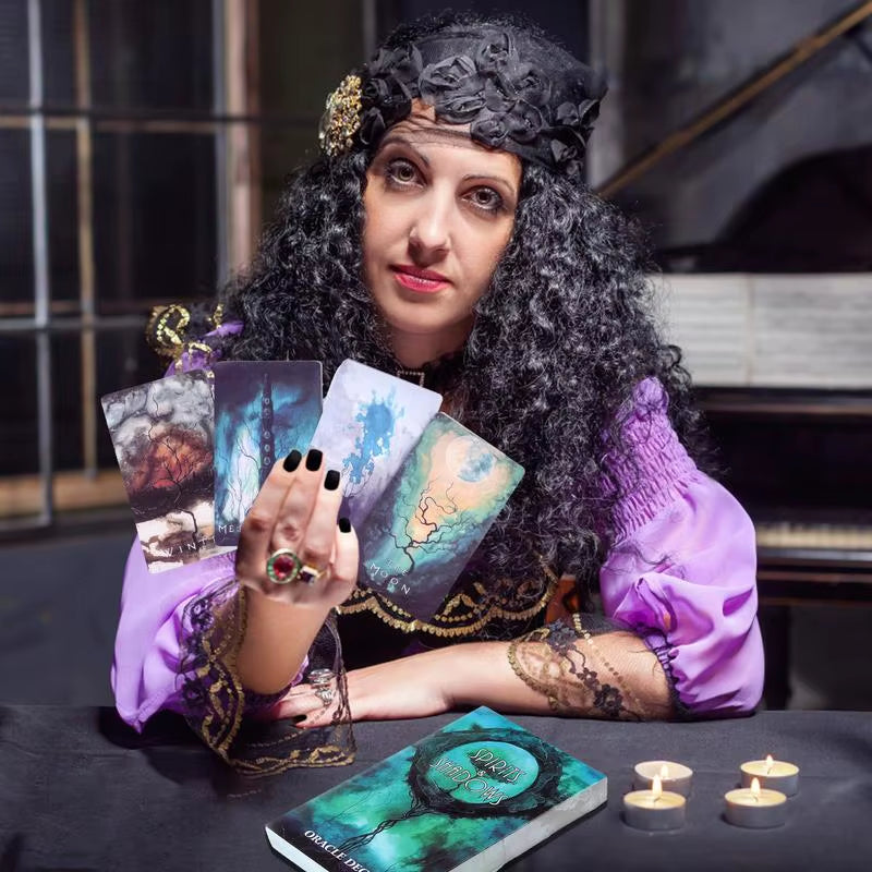 NEW Spirits Shadows Oracle Deck Unknown Spirit Deck Tarot Cards Deck Card Mysterious Divination Game Family Party Board Game