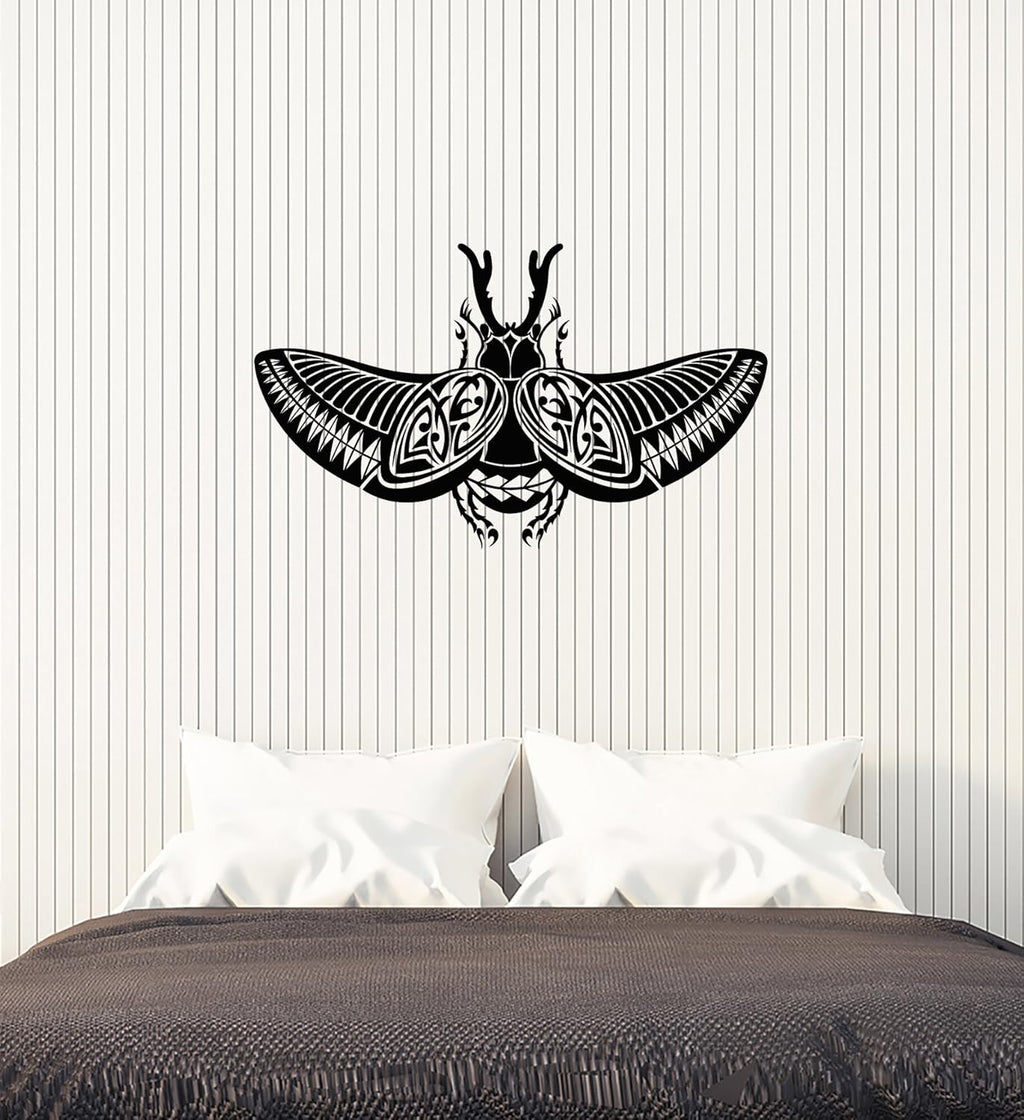 Large Vinyl Wall Decal Scarab Ancient Egypt Egyptian Decor Home Room Art Stickers Mural (Ig5646)