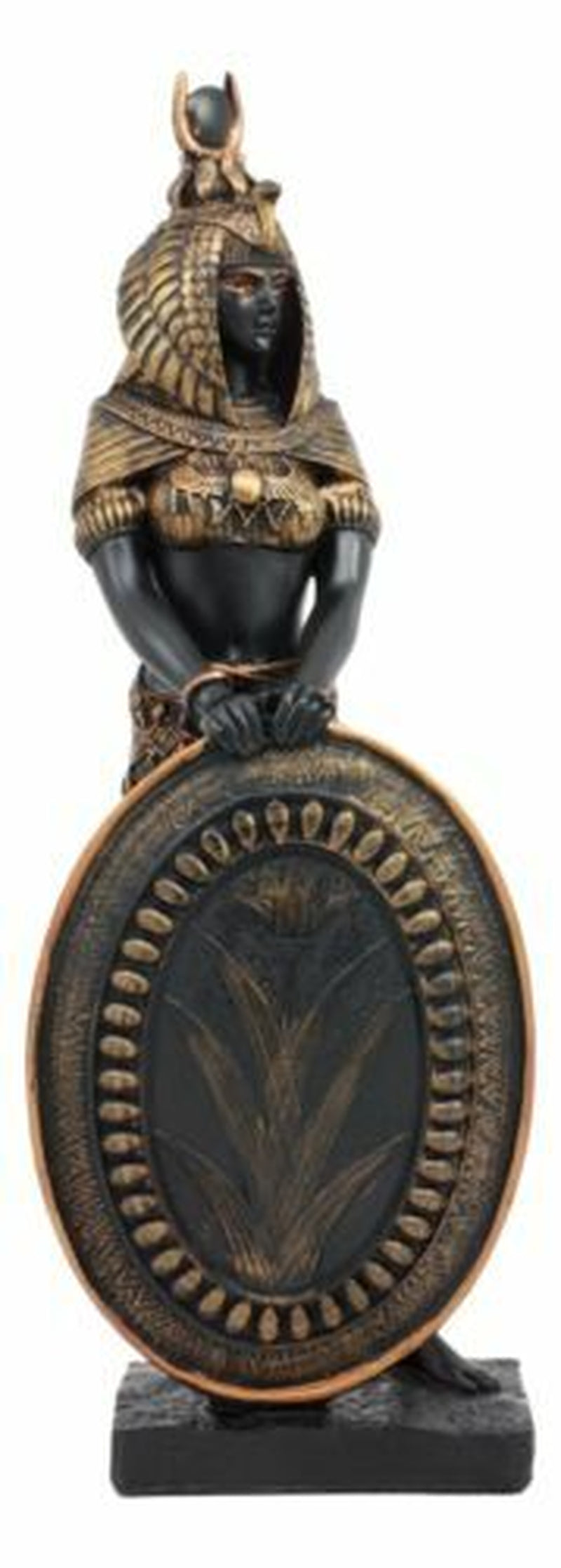 11 Inch Isis with Shield Egyptian Mythological Goddess Statue Figurine