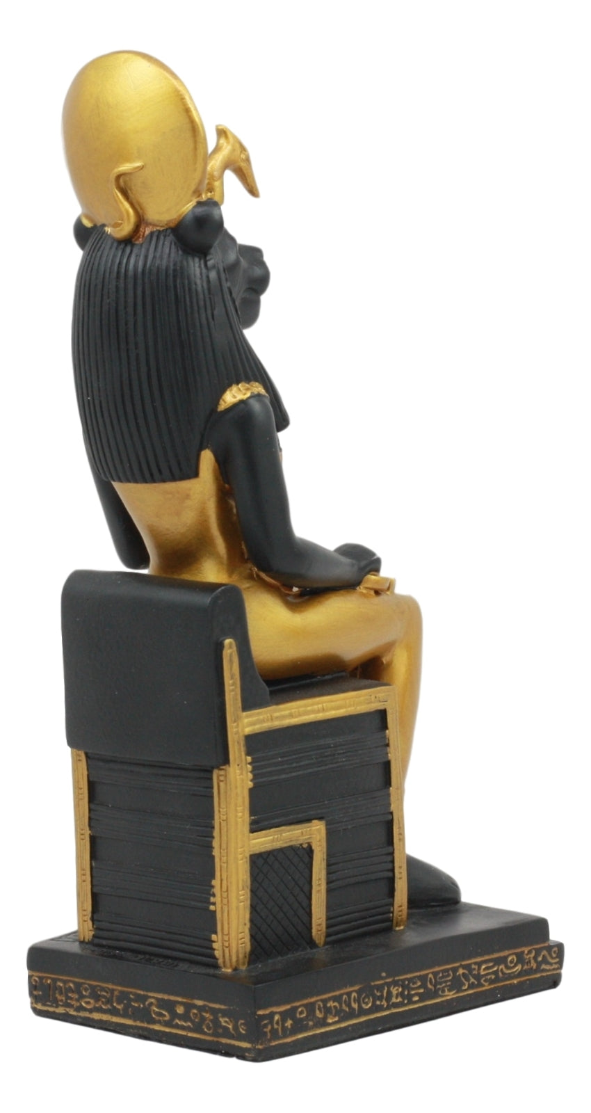 Ancient Egyptian Religion Decor Sekhmet Sitting on Throne God Statue Collectible