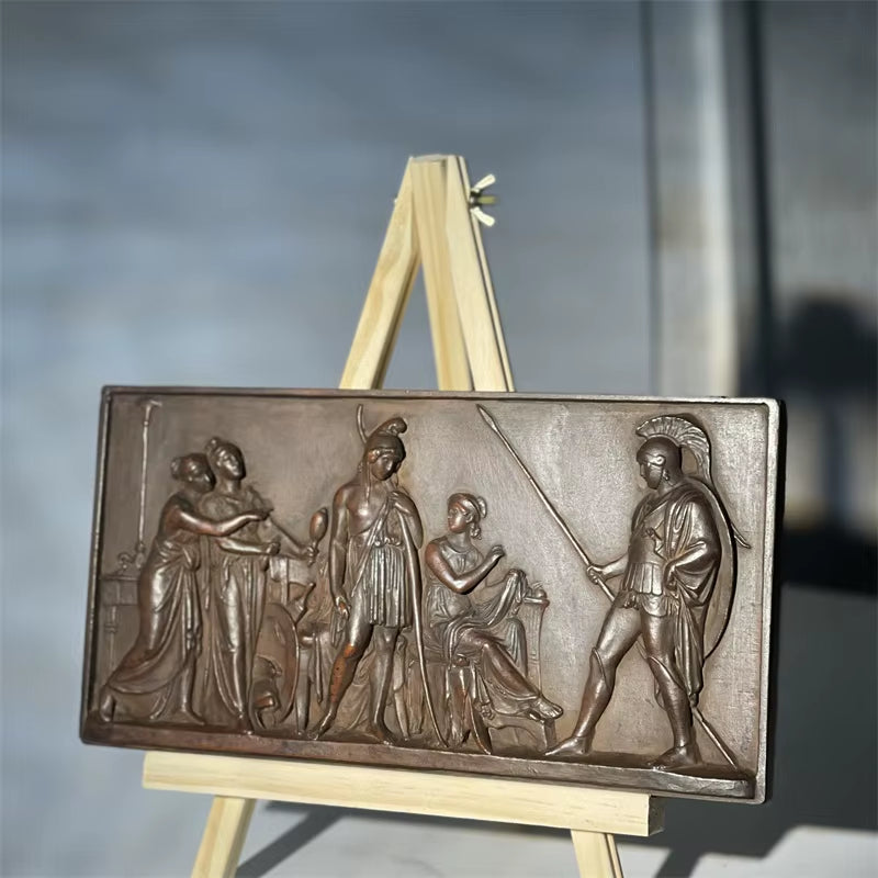 Reproduction of Ancient Greek and Roman Themes Relief Art Scenes Home Decoration Historical Art Teaching Aids Display