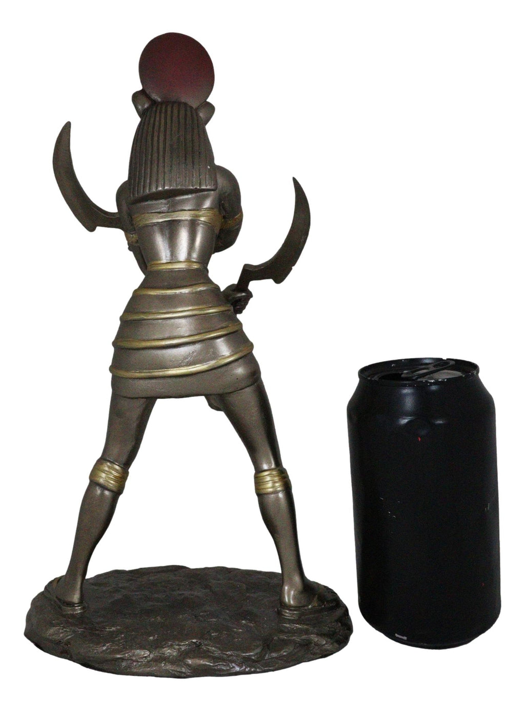 Ebros Egyptian Goddess Sekhmet Ra with Solar Disc and Uraeus Statue 11"H