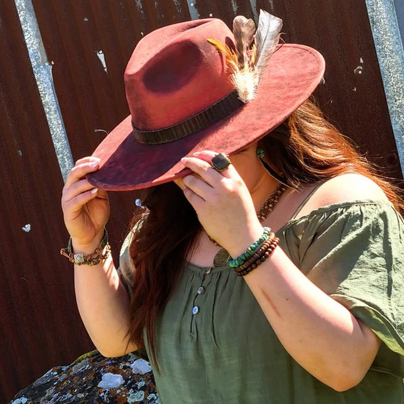 Genuine Labradorite Ring Square Antique Copper