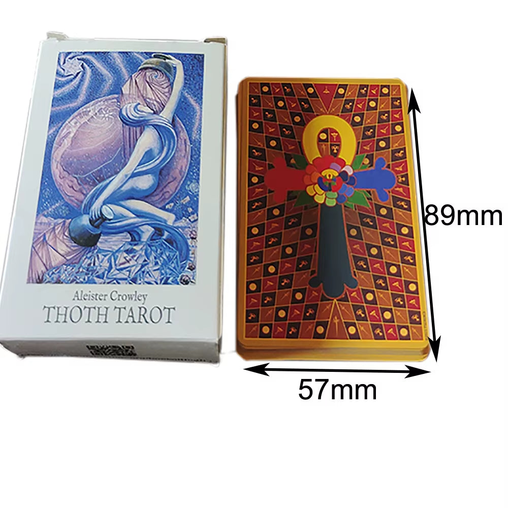 Aleister Crowley Luxe 80 Predictive Cards the Great THOTH Divination Tarot Cards