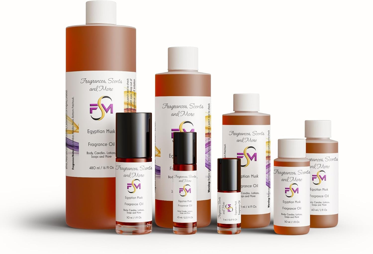 Egyptian Musk Fragrance Oil - 16 Fl Oz Plastic Bottle (480Ml)