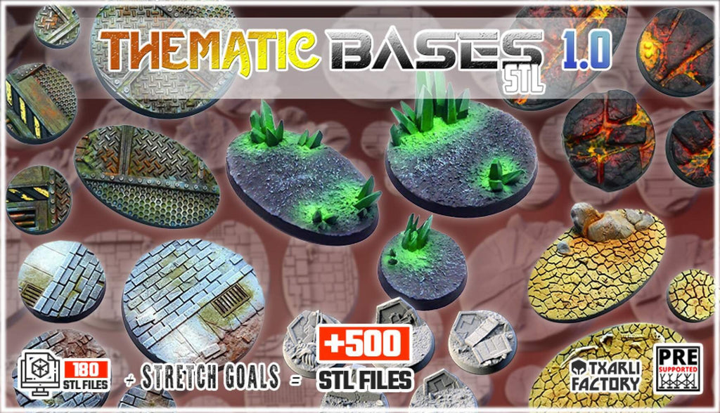 Egyptian Themed Bases - Txarli Factory - Resin Bases