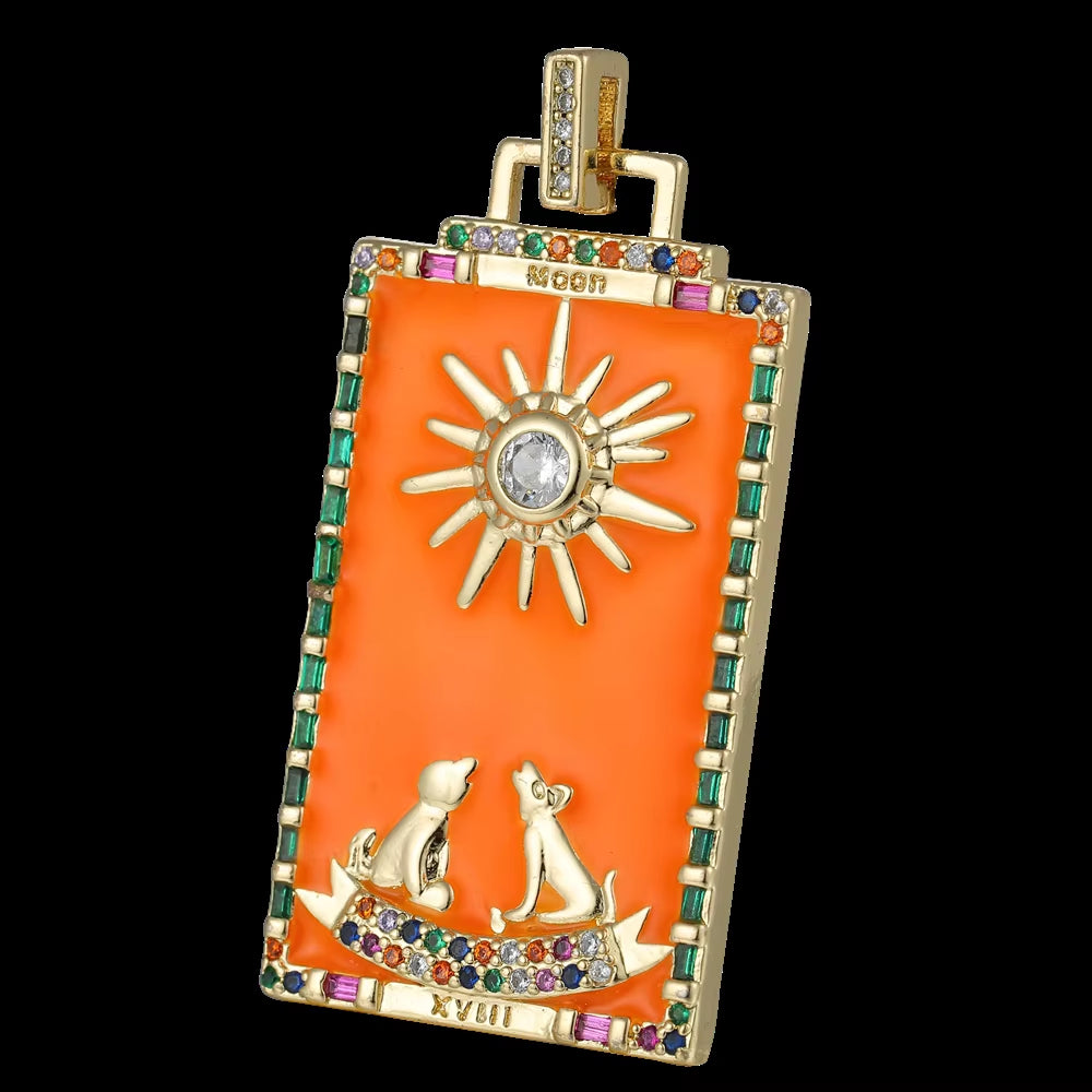 Handicraft Custume Accessories Greek Gods Evil Eye Crescent Moon Star Enamel Charms for DIY Pendant Collar Jewelry Making