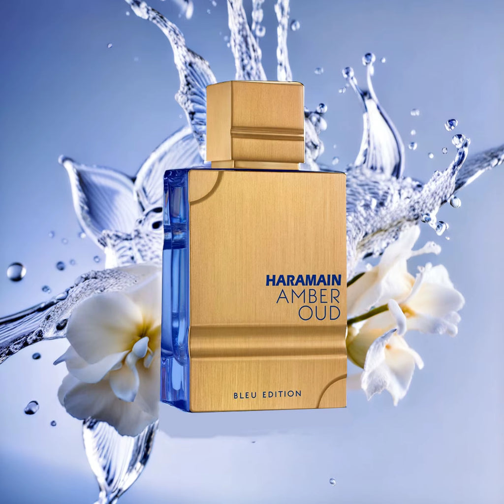 Al Haramain Amber Oud Blue Cologne 2.0Oz/60Ml | Unisex EDT Spray | Long-Lasting Scent Perfect Holiday Gift for Him/Her