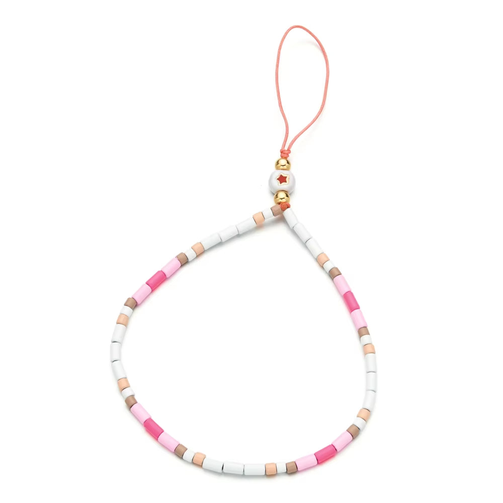 Cute Evil Eye Beads Lanyard Strap Cord Colorful DIY Chain for Anti-Lost Phone Chain Men Women Gift Jewelry Keychain Keycord
