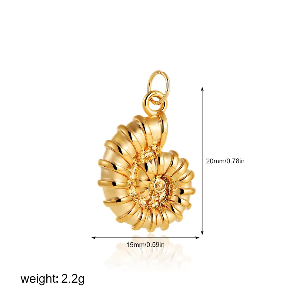 Exquisite Waterproof Moon Star Sun Evil Eyes Pendant for Women Charms Gold Color DIY Accessories Stainless Steel Jewelry