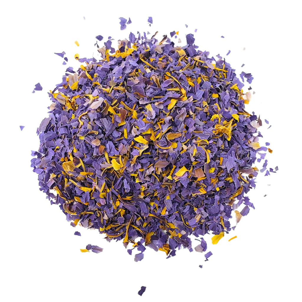 Organic Egyptian Blue Lotus Petals & Stems: Pre-Ground Nymphaea Caerulea