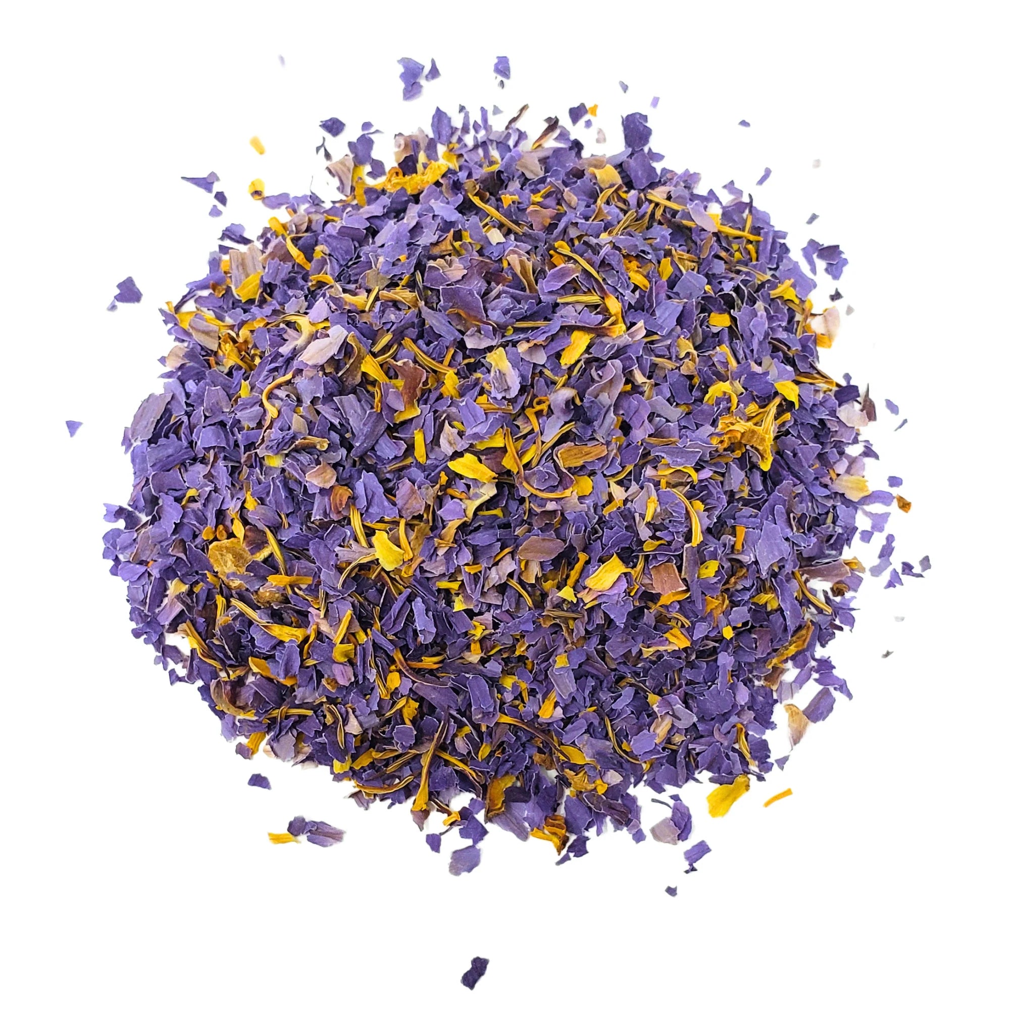 Organic Egyptian Blue Lotus Petals & Stems: Pre-Ground Nymphaea Caerulea