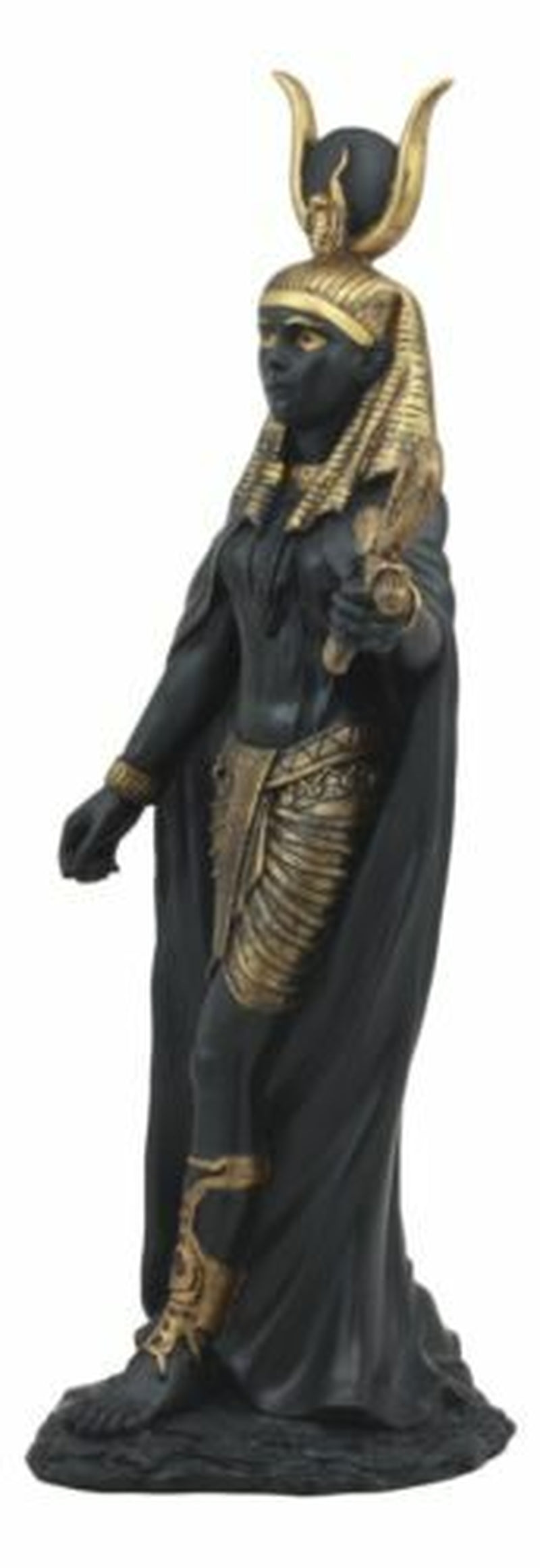 Ebros Egyptian Goddess Hathor Statue 11"H Deity of Motherhood Joy Love Feminism
