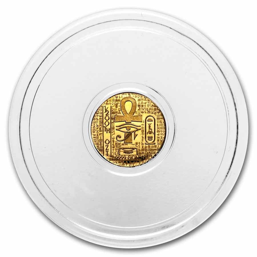 1/200 Oz Gold Round: Egyptian Scarab - MPM