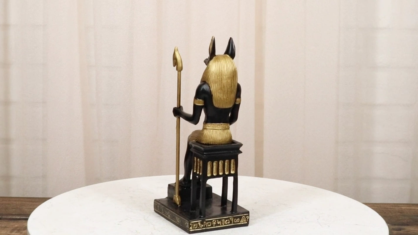 Sitting Anubis Statue - Collectible Figurine Statue Sculpture Figure