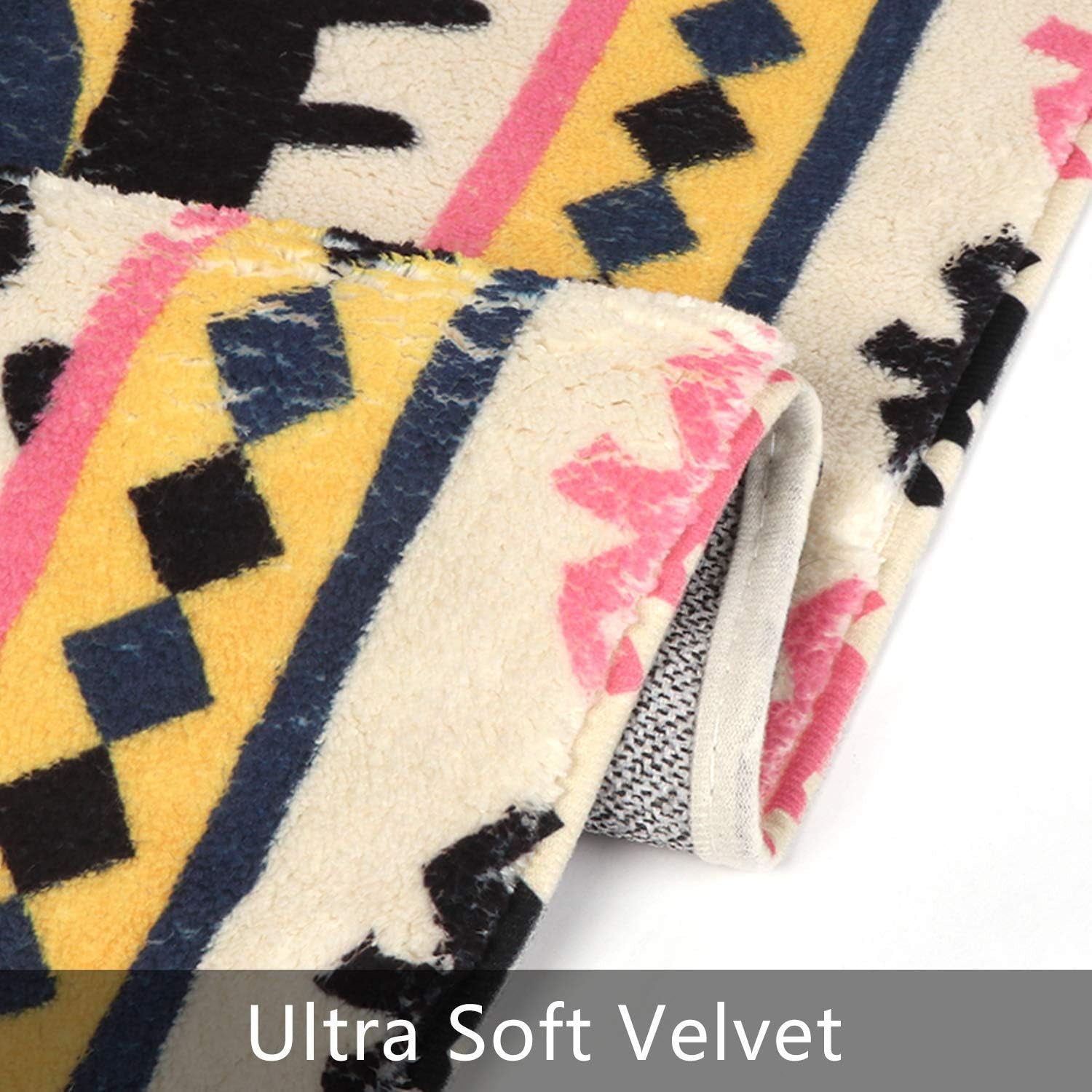 Spirit Eye Bath Rug Runner 2’X5’ Large Non-Slip Vintagethrow Rugs Super Soft Velvet Creative Tribal Floor Carpet for Bedroom Living Room Nursery Decor