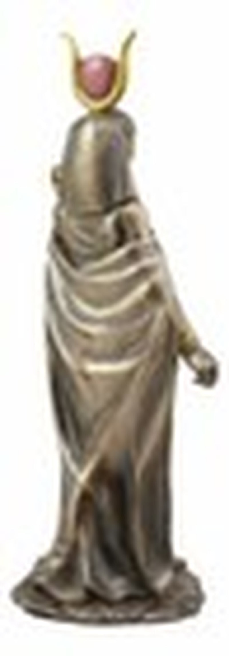 11 Inch Egyptian Hathor Mythological Goddess Bronze Finish Figurine