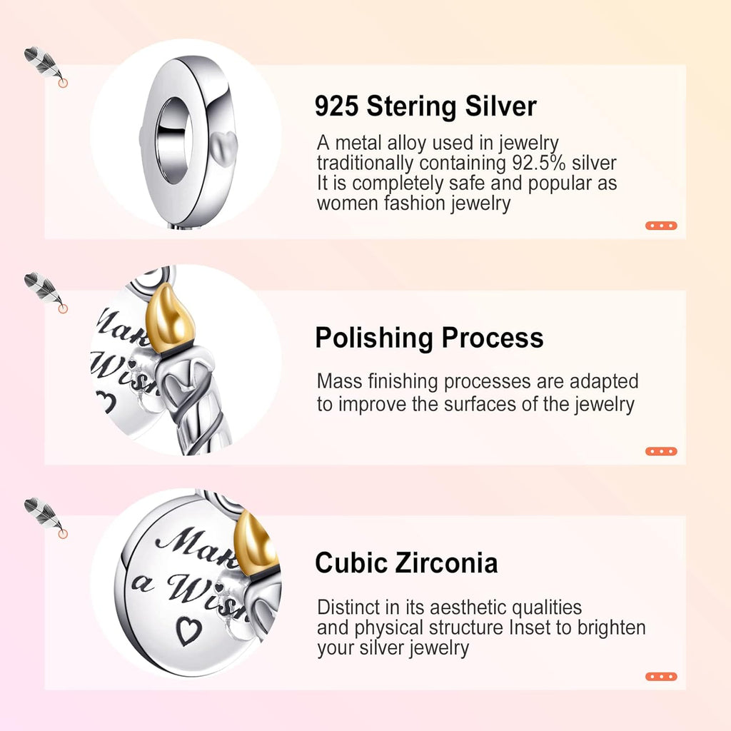 Silver Charms for Bracelets 925 Sterling Dragonfly Family Heart Love Dangle for Women Bracelet & Necklace Pendant