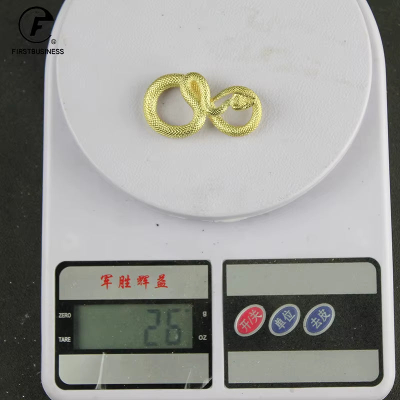 Brass Zodiac Snake Desk Ornaments Creative Animal Decorations Figurines Vintage Copper Cobra Tea Pet