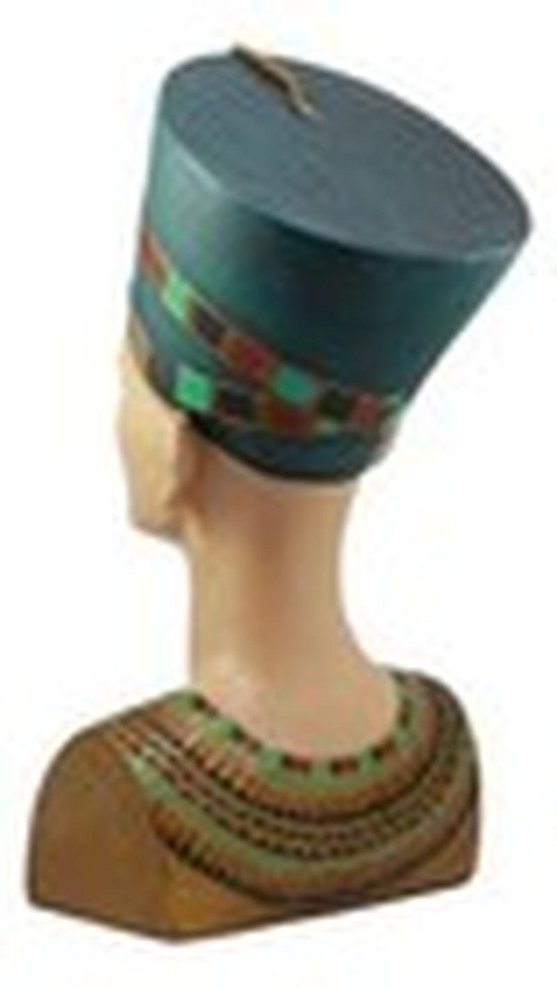 Ancient Egyptian Decorative Large Queen Nefertiti Bust 18" Tall Figurine Statue