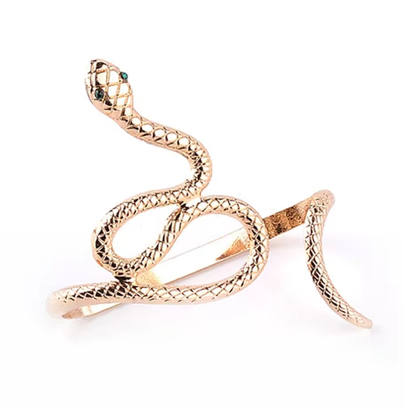Fashion Vintage Charm Snake Shape Hand Palm Bracelet Bangle Cuff Ring Women Jewelry Gift Drop Shipping