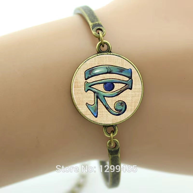 Ancient Eye of Horus Jewelry Party Accessories Bracelet Souvenirs Gift Ancient God Horus Egypt Bangles B238