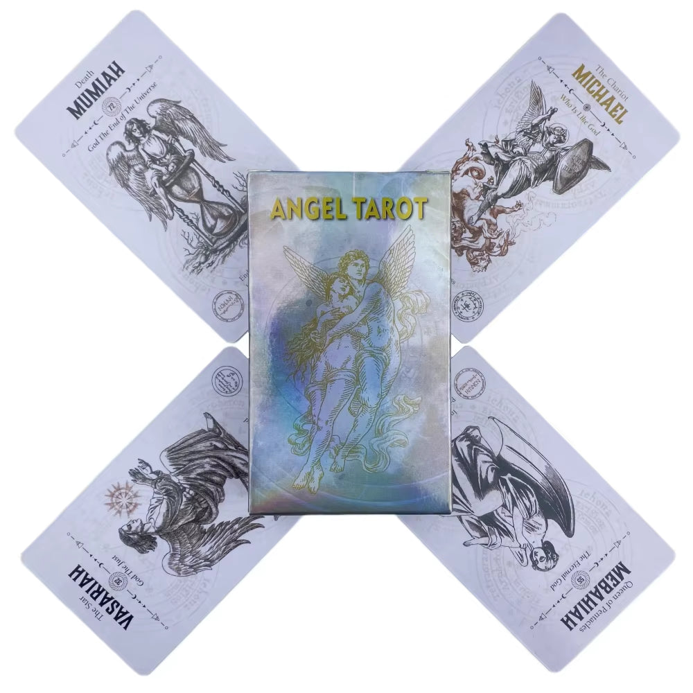 Angel Tarot Cards a 78 Deck Oracle English Visions Divination Edition Borad Playing Games