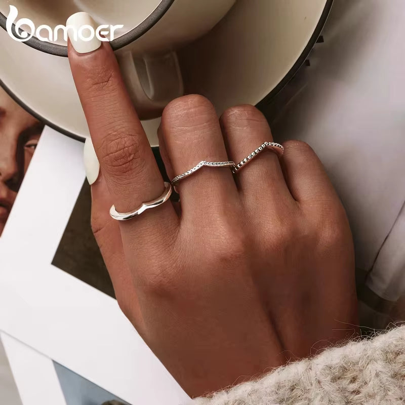 100% 925 Sterling Silver Water Droplet Clear CZ Finger Rings for Women Wedding Engagement Jewelry Girlfriend Gift PA7649