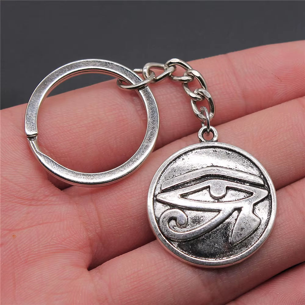 1 Piece Keychain Celtic and Eye of Horus Key-Rings Fashion Hot Sale Key Chain Women Keyring Key-Rings