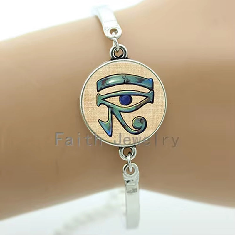 Ancient Eye of Horus Jewelry Party Accessories Bracelet Souvenirs Gift Ancient God Horus Egypt Bangles B238