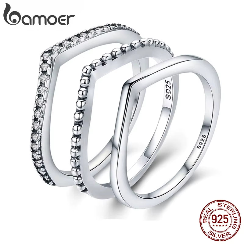 100% 925 Sterling Silver Water Droplet Clear CZ Finger Rings for Women Wedding Engagement Jewelry Girlfriend Gift PA7649