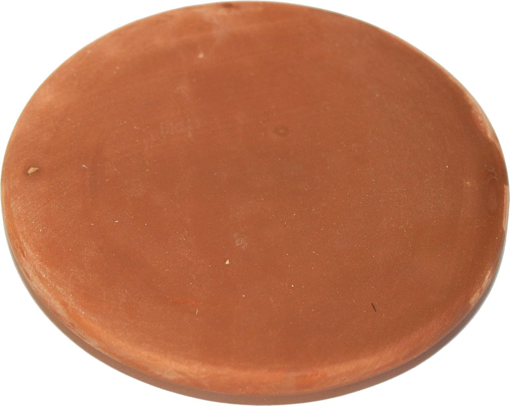 Herodian Ancient Biblical Oil Lamp Replica - Byzantine I with Plate, Clay, 4 In, Olive Oil Compatible