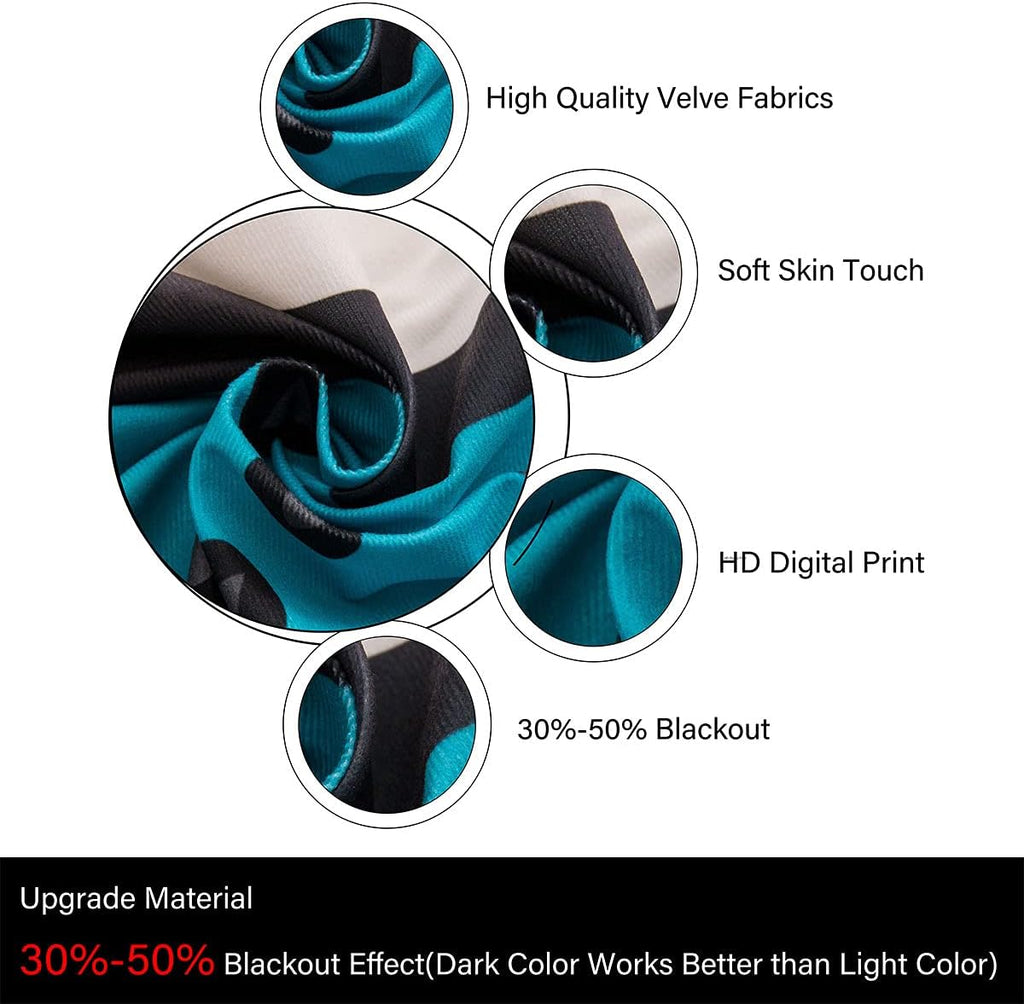 Egyptian Pharaoh Window Drapes, Ancient Egypt Tribe Exotic Retro Egyptian Pyramids Curtains, Decorative Bedroom Living Room Window Curtain Panels, 84W X90L, Brown Black Golden