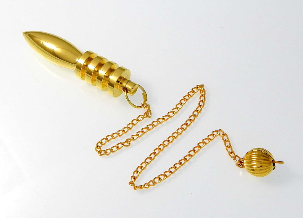 Egyptian Pendulum - Brass Metal Dowsing & Divination Tool for Reiki Chakra & Metaphysical Spirituality