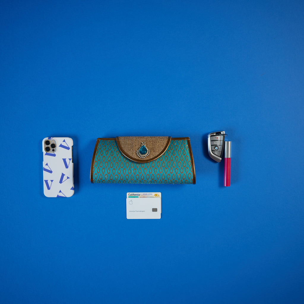 Lakshmi, Mini Baguette Tear Drop Bag