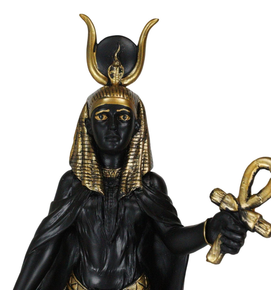 Ebros Egyptian Goddess Hathor Statue 11"H Deity of Motherhood Joy Love Feminism