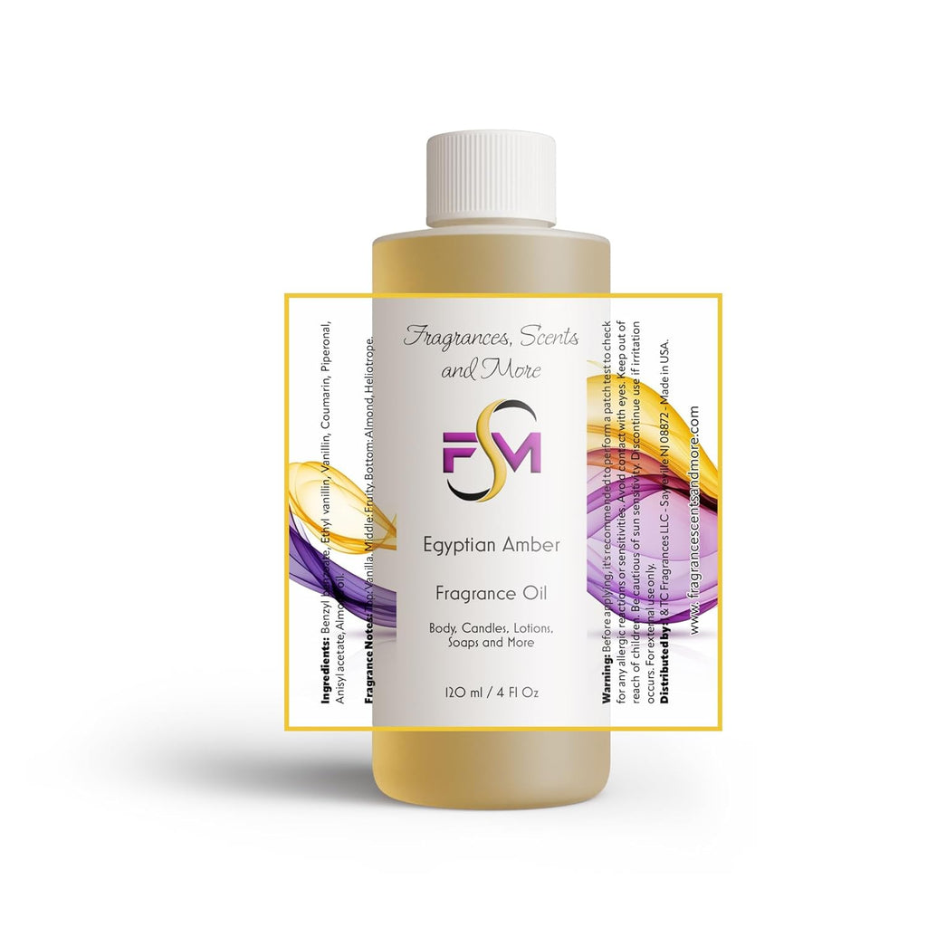 Egyptian Amber Fragrance Oil - 4 Fl Oz Plastic Bottle (120Ml)